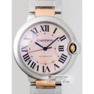 カルティエCartier バロンブルー W6920033 PG/SS MM 自動巻 ピンクシェル